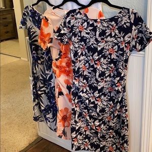 3 PinkBlush maternity dresses